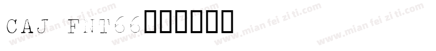 CAJ FNT66字体转换
